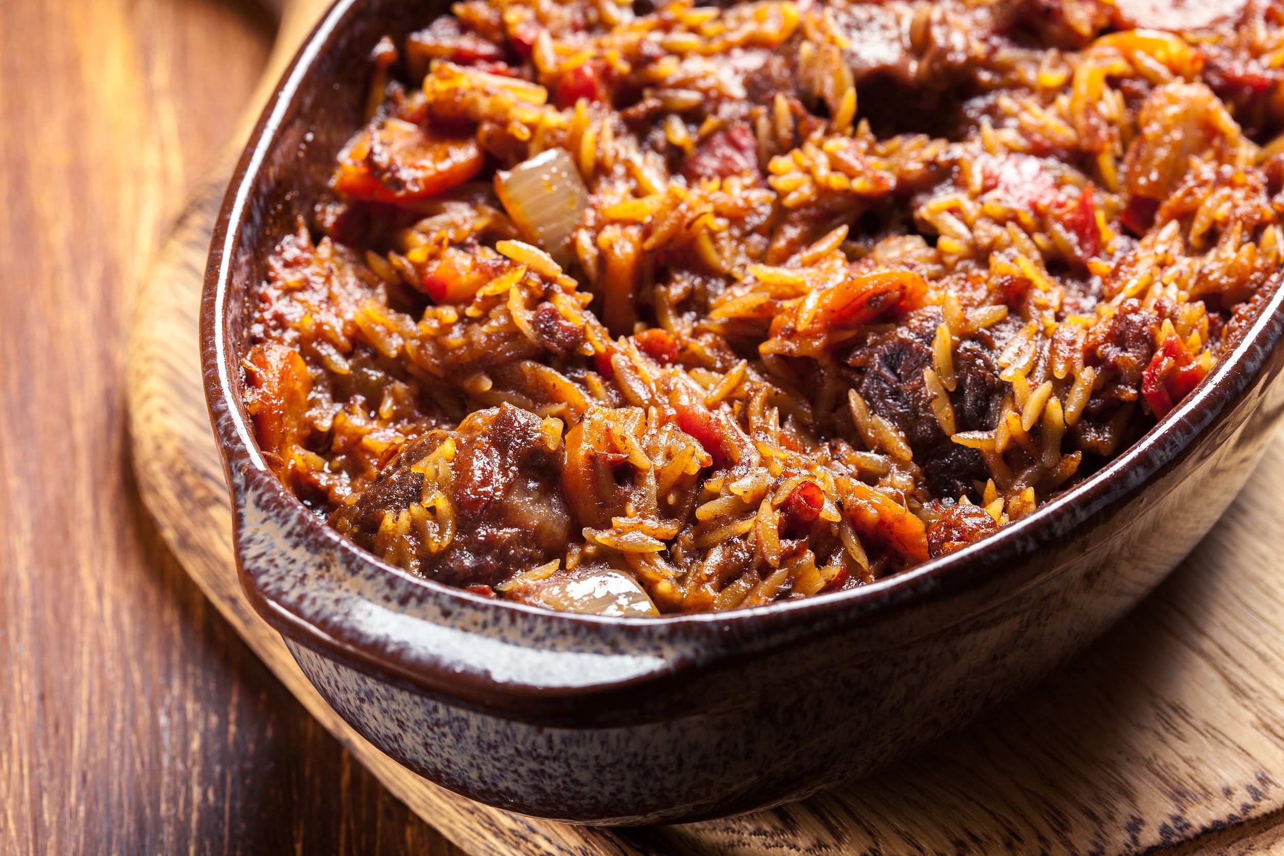Giouvetsi – Greek Beef  with Orzo Casserole